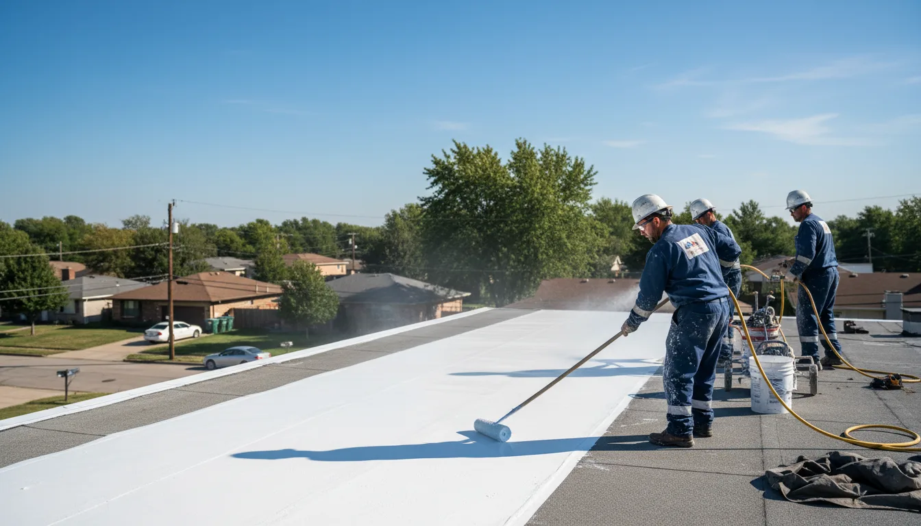 Commercial roof coating in Hartville, OH near me